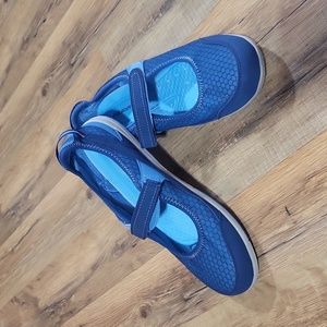 LAND'S END Blue Water Mary Janes in Atlantic Blue Style 451274 - 9B
